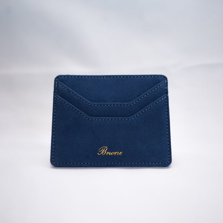 Suede 5 Pocket Card Holder